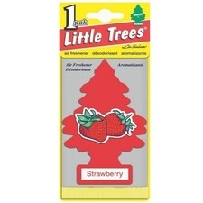 Little Trees -STRAWBERRY Air Freshener Home/Car Scent 12-24-48-72-96-144 pc