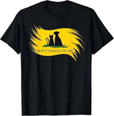 Don't Snack on Me Gold Theme Funny Unisex T-Shirt