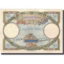 [#591028] France, 50 Francs, 1927-10-11, EF, Fayette:15.1, KM:77, a