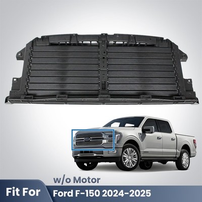 Front Radiator Grille Shutter Assembly For 2024-2026 Ford F-150 w/o Motor Upper