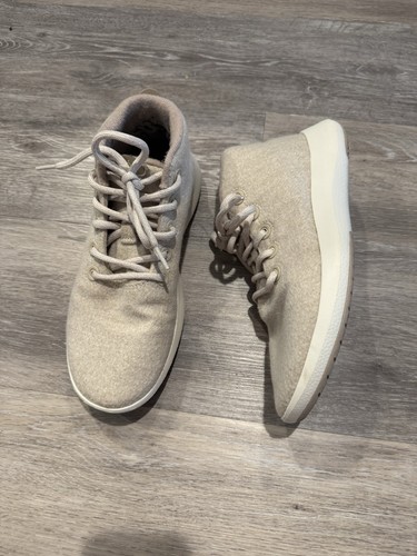 Allbirds Wool Runner-up Mizzles high-top sneakers in cream w/ Merino wool upper