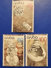 ARUBA 1990 Scott 61-63 MNH
