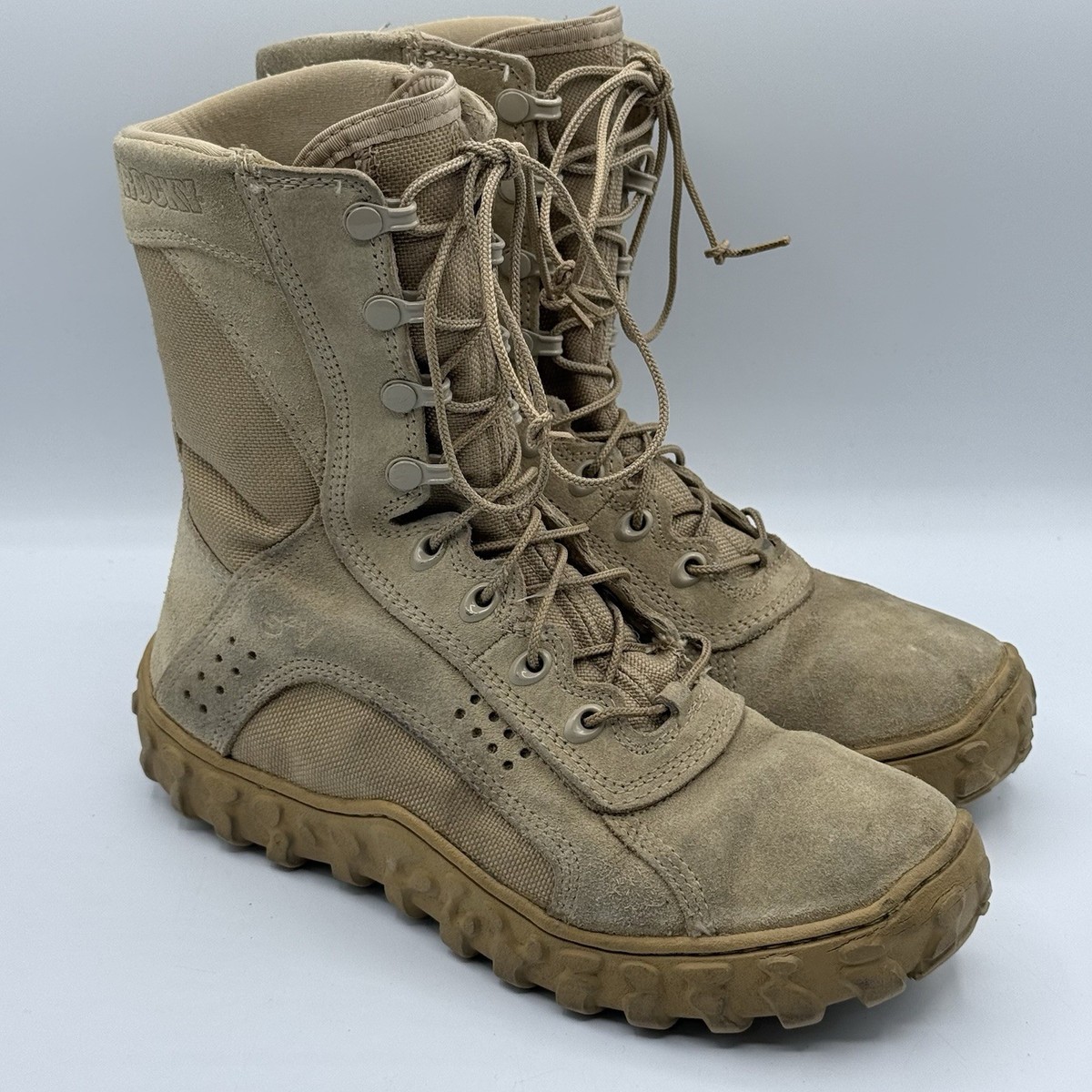 Rocky S2V Special Ops Boots Mens 7.5 M Coyote Brown Lace Up  display picture 1