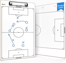 Soccer Coaching Dry Erase Board 15"x9" - Ideal for Coaches and Tactics