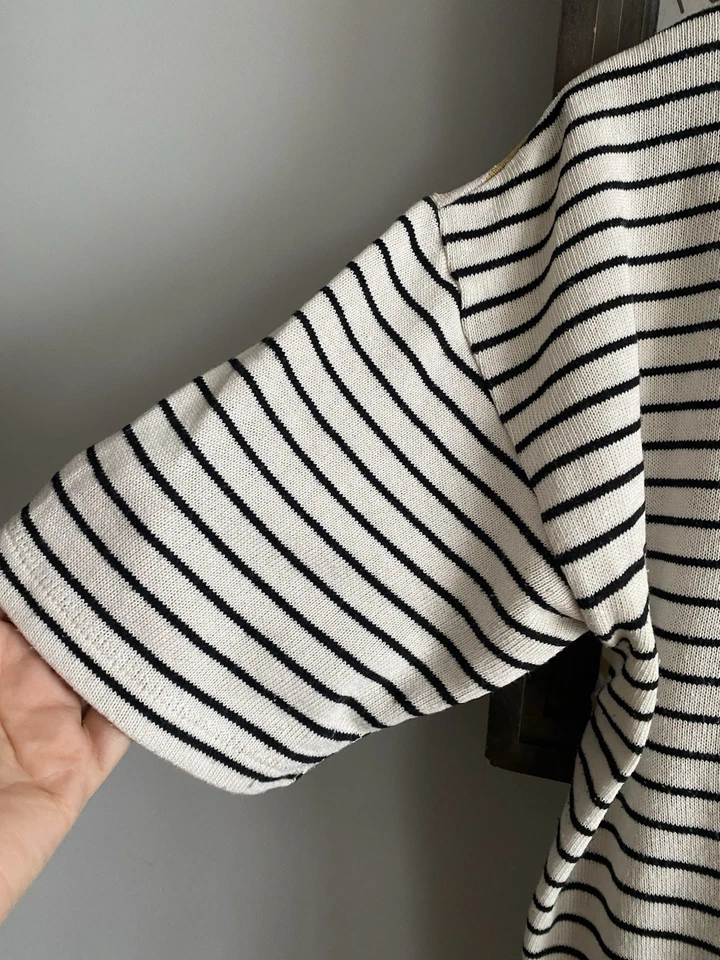 Zara Women’s Knitted Top If You Like It Wear It Embroidered Short Sleeve M UK 14 - Image 2 of 4