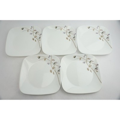 Corning Corelle Vitrelle Midnight Garden 5pc Lunch Plate VGC