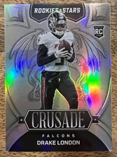 2022 Panini Rookies & Stars - Crusade Drake London #CR-17 Silver Prizm (RC)