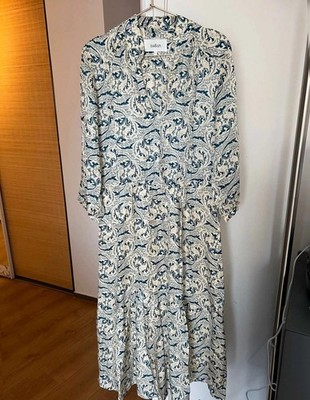 Ba&sh - Seidenviskose Kleid - Creme - L
