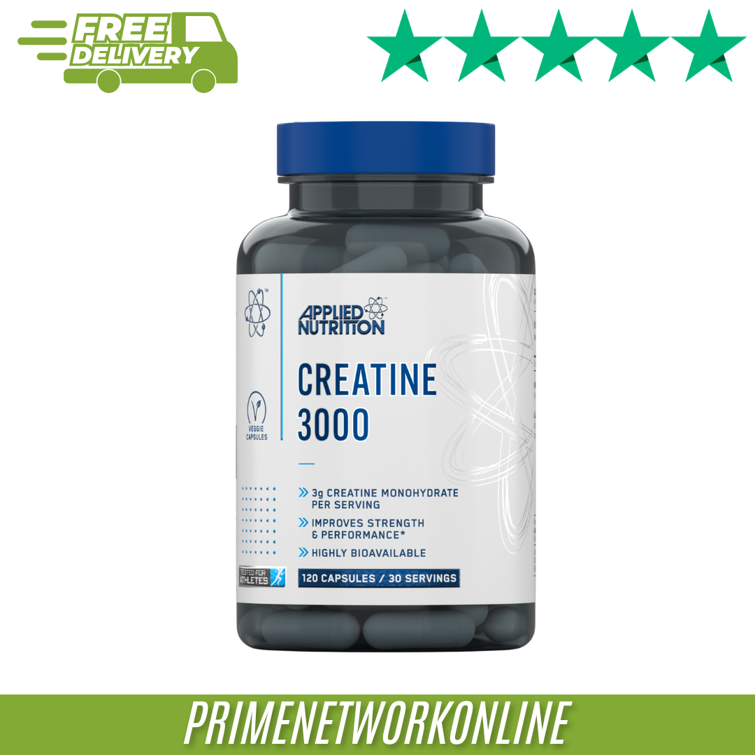 Applied Nutrition Creatine 3000mg – 120 Capsules 100% ORIGINAL ⭐⭐⭐⭐⭐