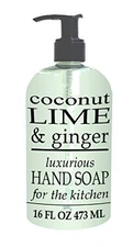 Greenwich Bay Trading Co. Kitchen Hand Soap 16oz – Coconut Lime & Ginger