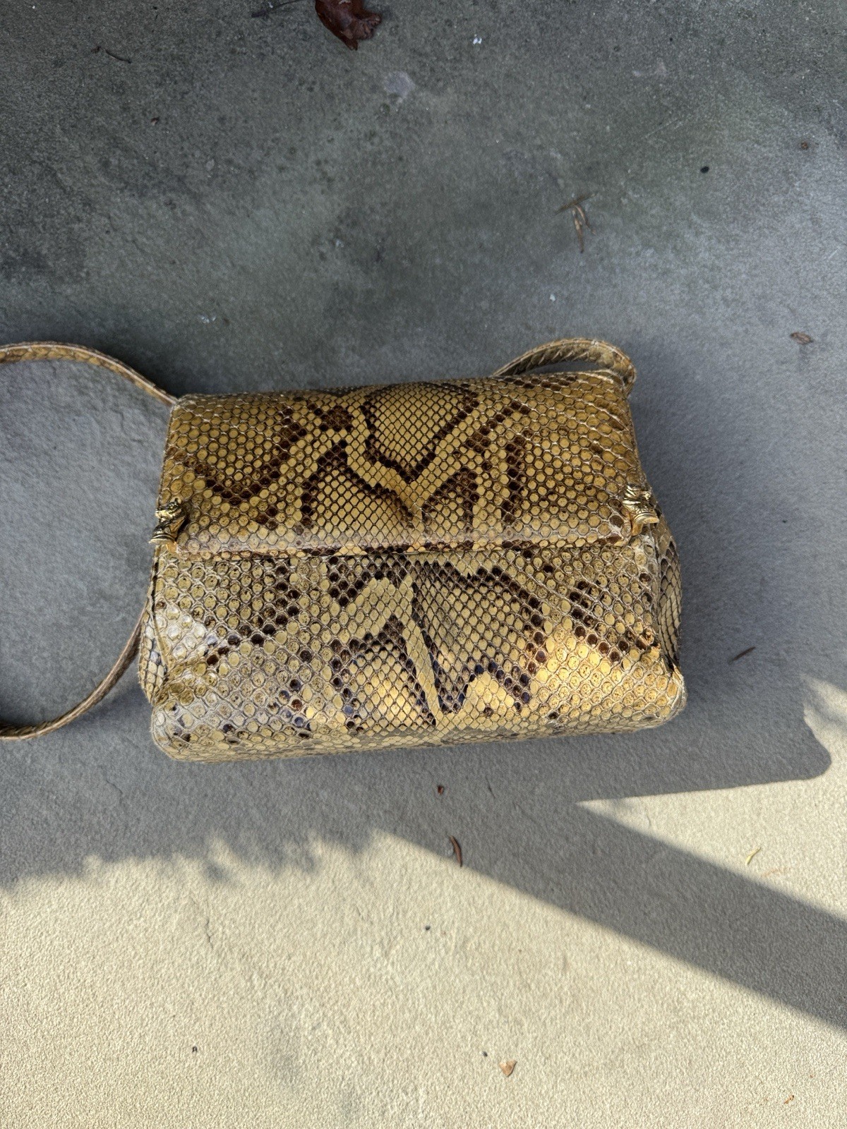 JUDITH LEIBER FOR BONWIT TELLER PYTHON SNAKESKIN … - image 2
