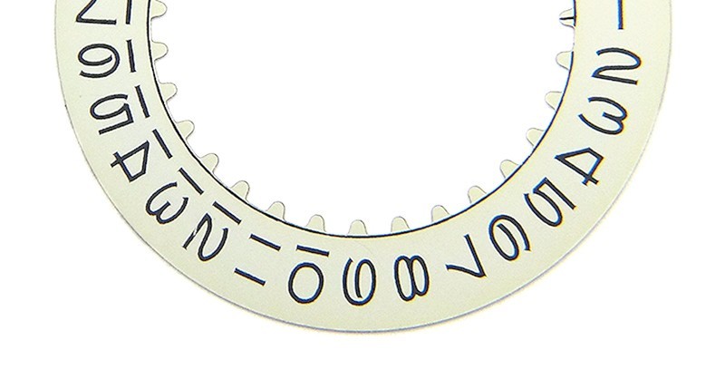 Rolex 1560 1570 Caliber White Date Disc for Submariner GMT image 2