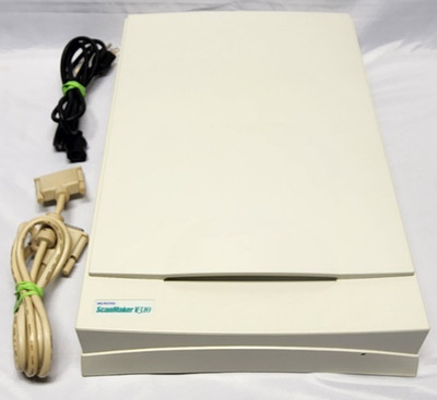 Microtek ScanMaker V310 Flatbed Color Image Scanner Vintage Tech Tested Works