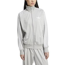 Adidas Women  s Adicolor Classic Firebird Loose Track Top Grey Two JC8254 Size XS