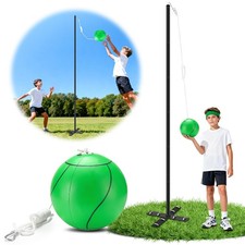 Backyard Tetherball Set Ball Rope, Adjustable Traditional Outdoor Lawn Sand