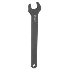 Single Open End Wrench 15mm Metric U-Shaped Spanner with Straight Shank