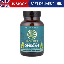 Sunwarrior, Algae-Based Omega-3, Vegan DHA + EPA, 60 Vegan Soft gels