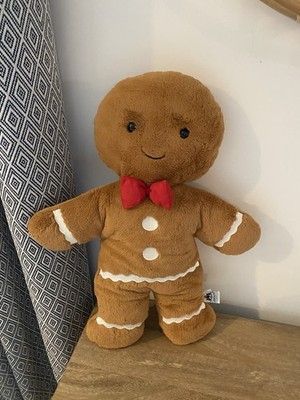 Jellycat Huge Jolly Gingerbread Fred 21   weiches Plüschtier
