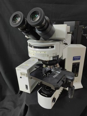Olympus BX51 Fluorescence Microscope w/ WG/WB Module,All Set FLPLAN Objectives.