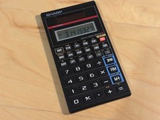 Vintage Scientific Calculator SHARP EL-520S Solar Cell Scientific Calculator