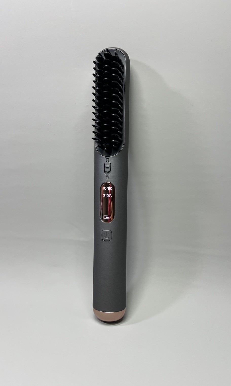 Cordless Hot Brush Hair Straightener Comb 3D Heated Teeth Anti Scald Frizz Free