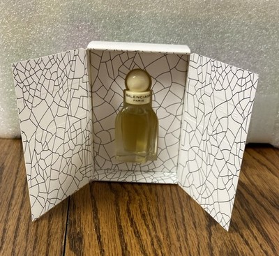 BALENCIAGA Paris Eau de Parfum Splash Mini Travel Size 0.25 Fl Oz Perfume UNBOX