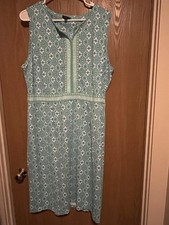 Talbots XL Sleeveless Midi Dress