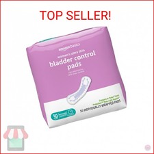 Amazon Basics Women's Incontinence Pads, Bladder Control Postpartum, Light Abs