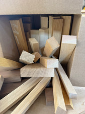 Mixed Hardwood Wood Turning Blanks Lot Lumber Offcuts Scrap Blocks