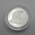 2015 Canada $2 1/10oz .9999 Silver Proof Coin Round RCM - Bald Eagle