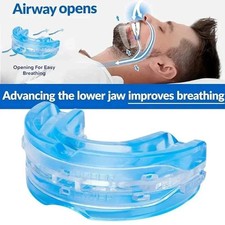 Stop Snoring Mouthpiece Sleep Apnea Guard Bruxism Anti Snore Pure Grind Aid Tray