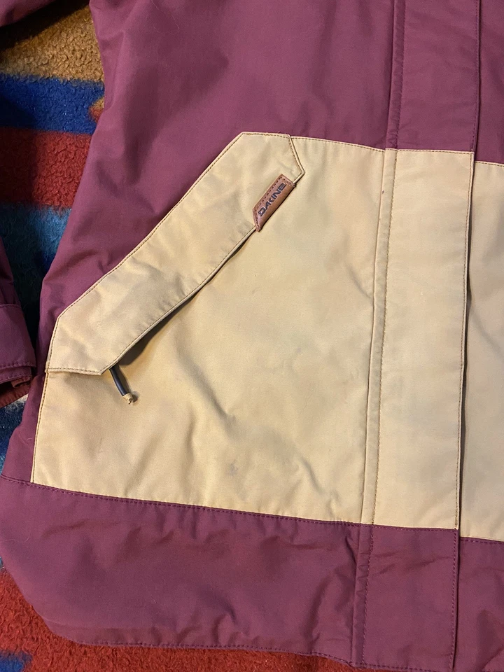 DAKINE Primaloft Chaqueta Impermeable Mujer’s Pequeña Snowboard Shell Esquí Rojo Foto 2 de 4