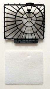 Motorschutzfilter(Gitter+Fiter) Staubsauger AEG VX6 ÖKO X FORCE 600W/Gebraucht!