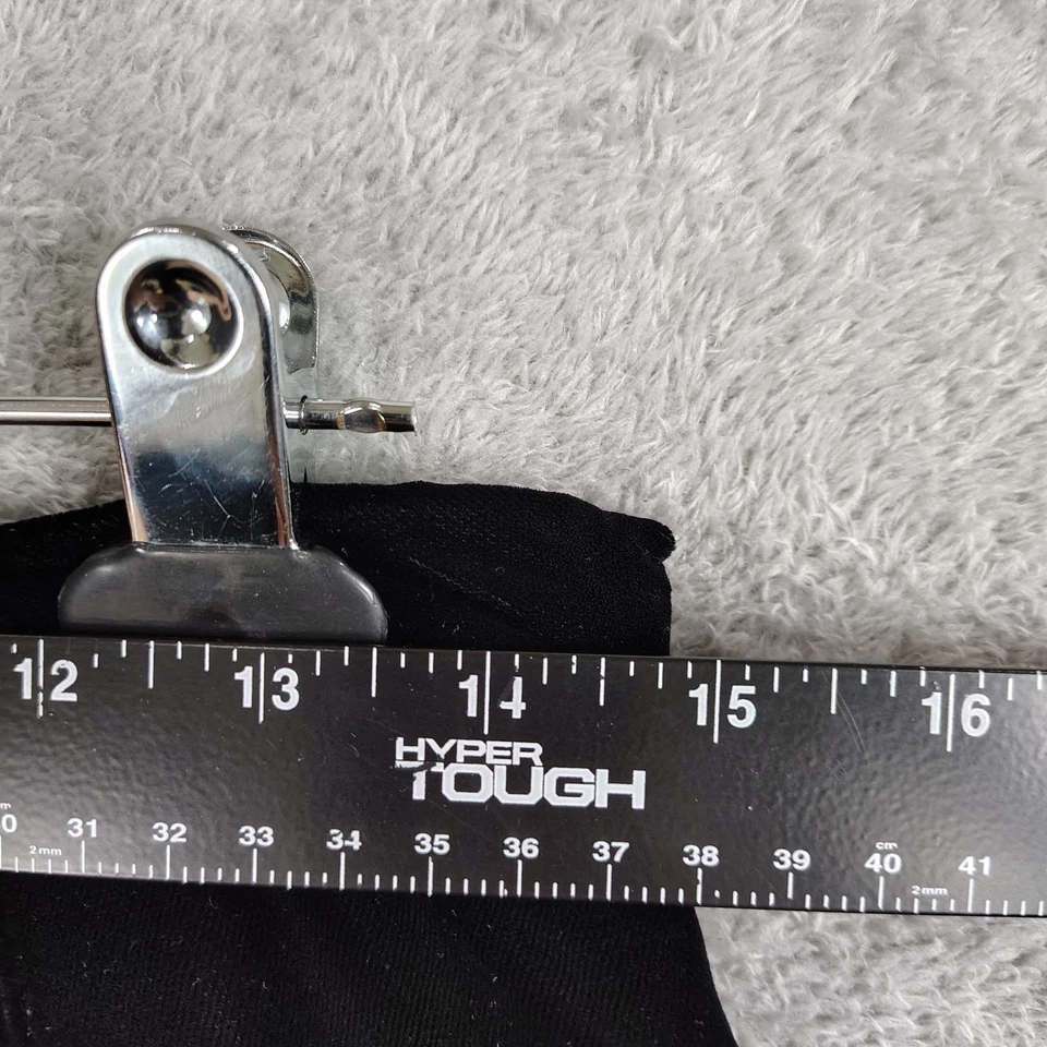 Maxi FALDA De Colección OLEG CASSINI Talla 10 Terciopelo Forrada Negra Abertura Frontal Hecha en EE. UU. Gótica Foto 4 de 4