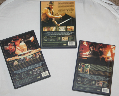 DVD Spielberg trilogy Indiana Jone: Raiders of Ark Temple of Doom & Last Crusade - Imagen 2 de 4