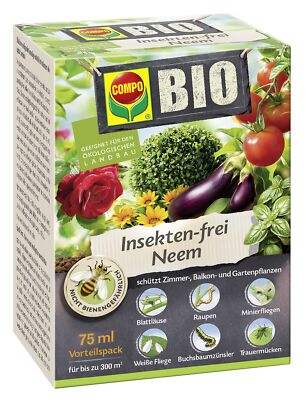 COMPO Insekten-frei Neem - effektives Pflanzenschutzmittel, 75ml  4008398253851 | eBay.de