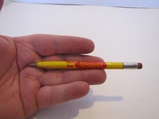 VTG SCRIPTO YELLOW PENCIL SWIFF'S NEW ALL SWEET MARGARINE USED CLEAN WORKS