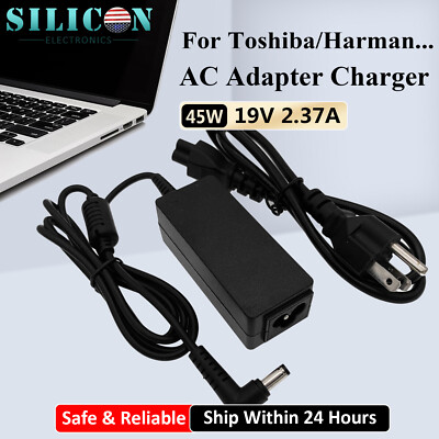 AC Adapter Charger for Toshiba Satellite Radius L15W-B1302 L15W-B1310 19V 2.37A