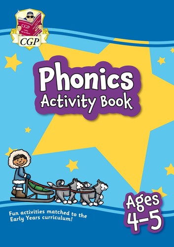 Ages 4-5 Reception Level Phonics Home Learning Activity Book CGP - Foto 1 di 6