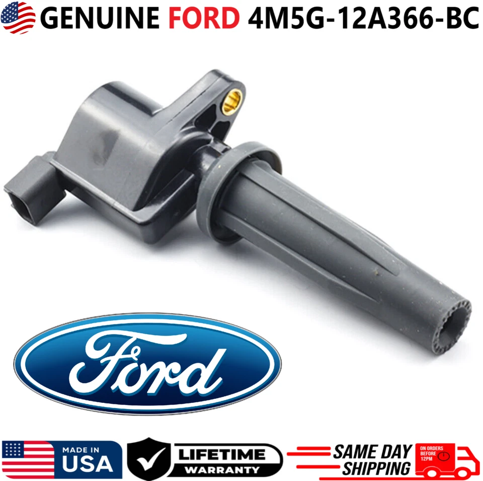 x4 GENUINE Ignition Coils For 2004-2012 Ford Mazda Mercury I4, 4M5G-12A366-BC - Image 2 of 4