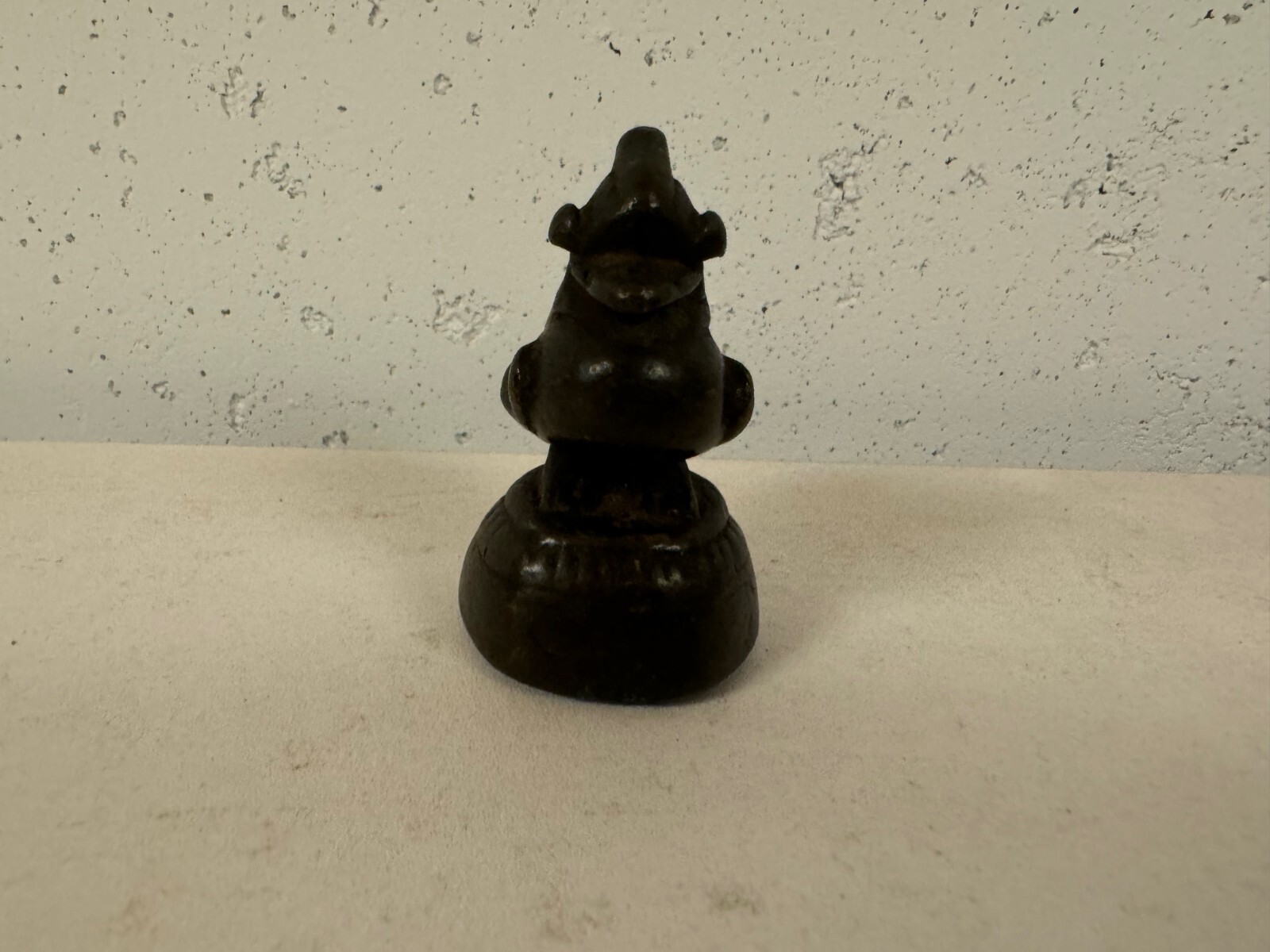 Antique Burmese Bronze Duck Form Opium Weight 318 grams