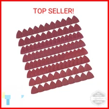 AUSTOR 100 Pieces Triangle Sanding Pads Triangular Sandpaper Sanding Sheets Fit