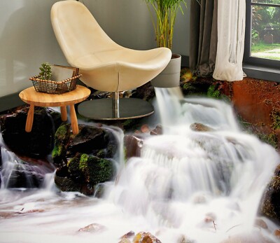 3D White Rapids SKE294 Floor Wall Paper Wall Print Decal Wall Deco Bea