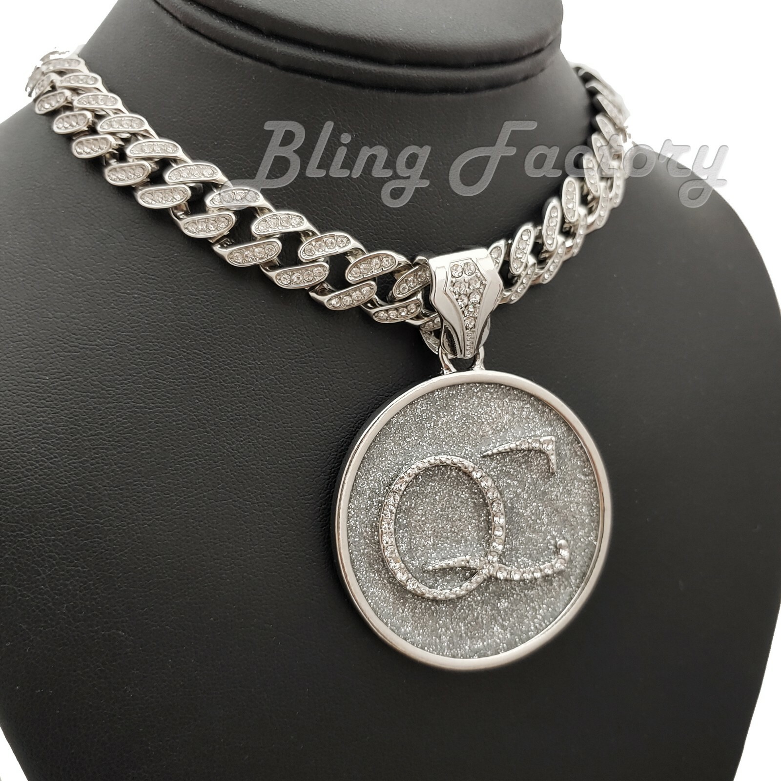 Silver Plated Alloy QC Charm 16