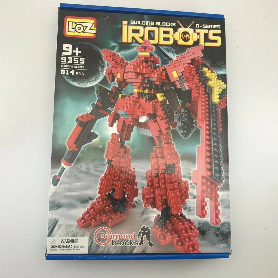 LOZ 814 pcs 3D iRobots Building Blocks Toy Ages 9+ D Series Diamond Blocks 9355 - Image 4 of 4