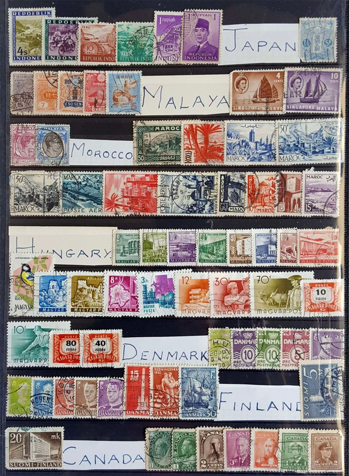 Oldtime Worldwide Early COLLECTION from the 1850s-1960s (mostly) used /O - Image 3 of 4