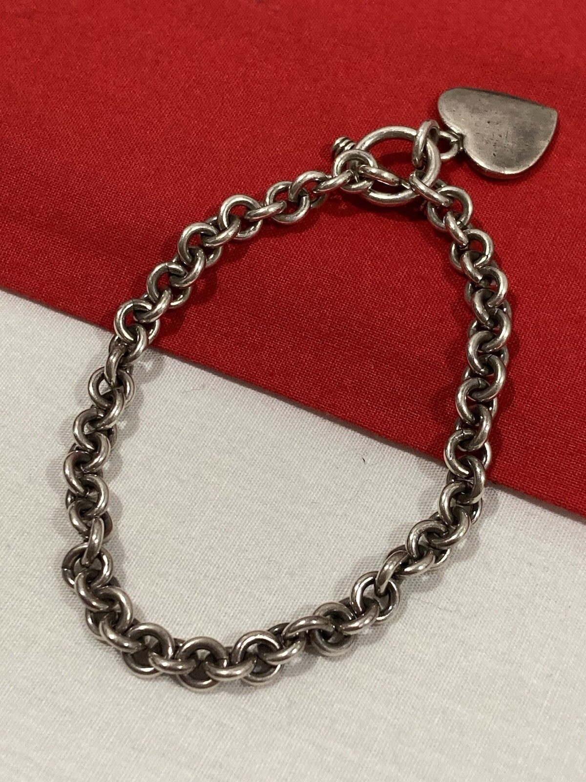 Vintage 925 Solid Sterling Silver Cable Link Chai… - image 3