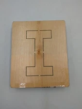 Accucut Wooden Die Capital I Alphabet 
