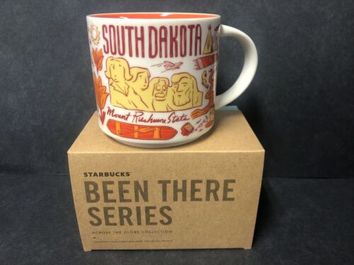 NEW Starbucks Been There Series Mug 14 oz. ~ South Dakota ~ Free PRIORITY Ship!