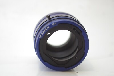 Konica Omega Hexanon MF Lens onto Canon  EOS R mount Adapter with shutter, faste